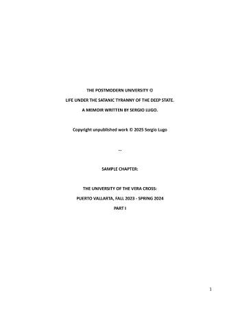 The University of the Vera Cross. Part I.