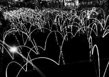 Luces de Navidad al rev&eacute;s. C/Alcal&aacute; - Recoletos