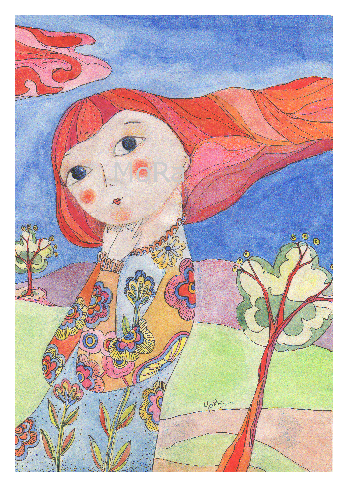 Mwr065 Muchacha ojos de papel